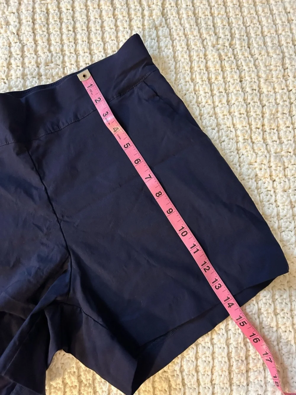 Women’s Stretch Pull-On Shorts - 2 pair Black and Navy